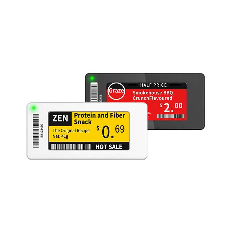 2.66インチ多言語電子棚ラベル スリムシリーズ