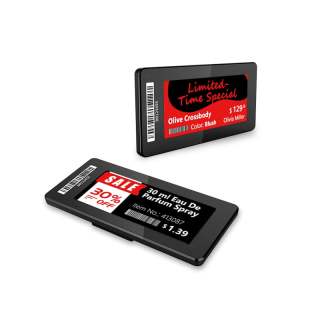 2.9インチ電子棚札スリムシリーズ