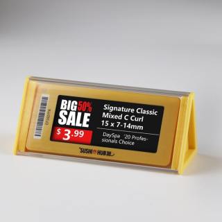 ベーカリーまたはデリエリア用の透明 ESL ボックス