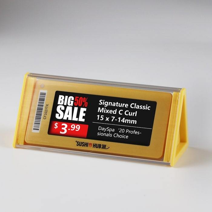 ベーカリーまたはデリエリア用の透明 ESL ボックス