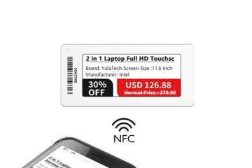 電子棚ラベルにおけるNFC技術の応用